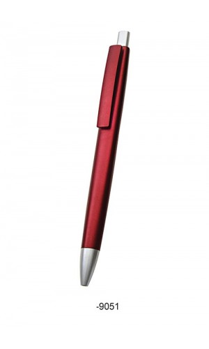 sp plastc pen with colour rred gripe wehite